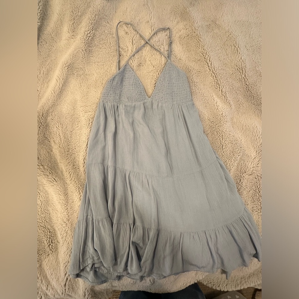 Blue sundress